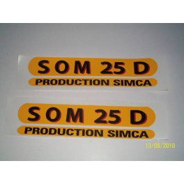 Autocolant Soméca Som 25 D