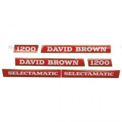 kit autocolant tracteur david brown 1200