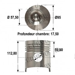 PISTON  pour tracteurs RENAULT