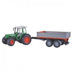 Fendt Farmer 209 S avec remorque