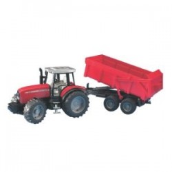 Massey Ferguson 7480 avec remorque