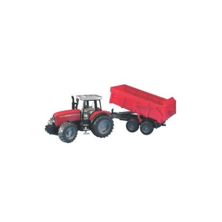 Massey Ferguson 7480 avec remorque