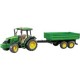 John deere 5115 M avec remorque