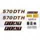 Kit autocolant Fiat 570 DTH