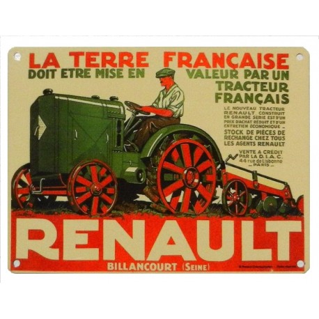 PLAQUE METAL RENAULT