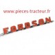 Logo Fordson pour tracteur Fordson 