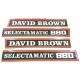 kit autocollant pour tracteur david Brown 880 Selectematic