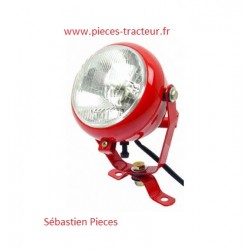 phare de travail rouge pour tracteur