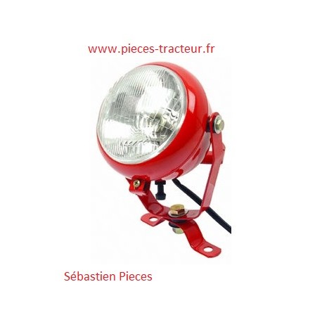 phare de travail rouge pour tracteur