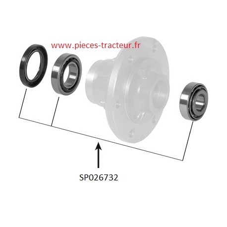 kit roulement de roue pour tracteur renault 