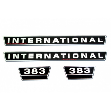 Kit autocollant pour tracteur IH International 383