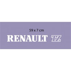 Autocollant tracteur renault TZ